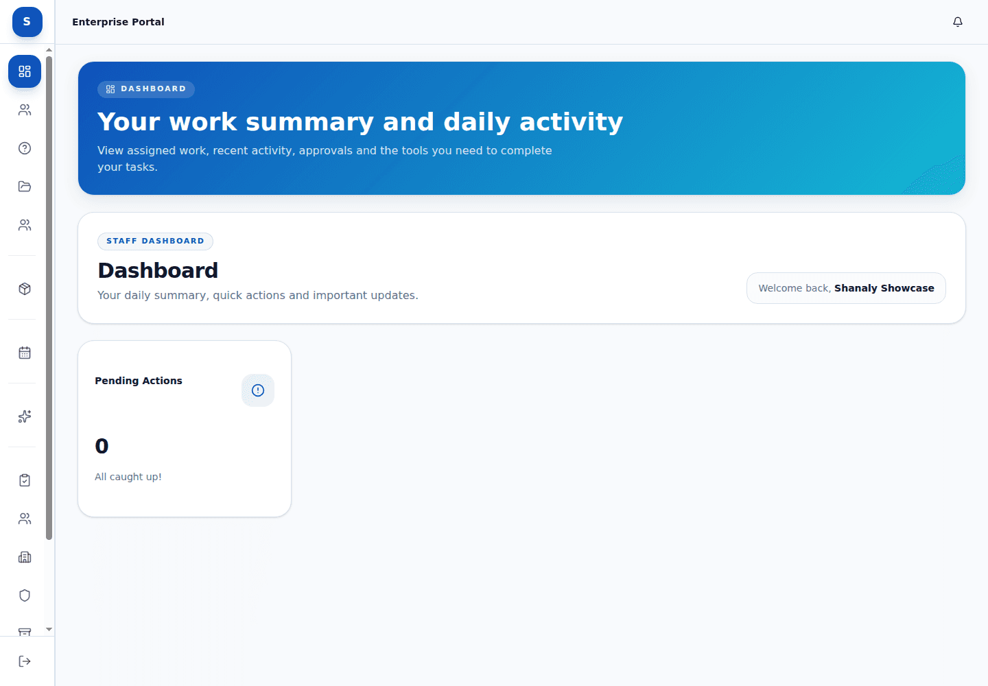 Shanaly Omni dashboard screenshot showing sales, invoices, stock alerts, branch performance, and operations queue